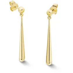 Tchibo - Ohrstecker »Tropfen«, 925er Sterlingsilber, vergoldet