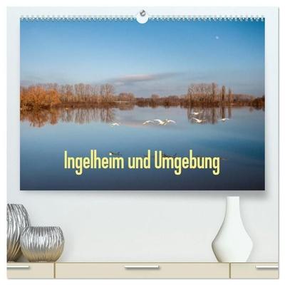 Ingelheim und Umgebung (hochwertiger Premium Wandkalender 2027 DIN A2 quer), Kunstdruck in Hochglanz