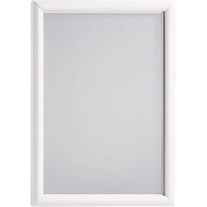 Böttcher-AG Klapprahmen 17 mm Profil, DIN A4, weiß, Aluminium