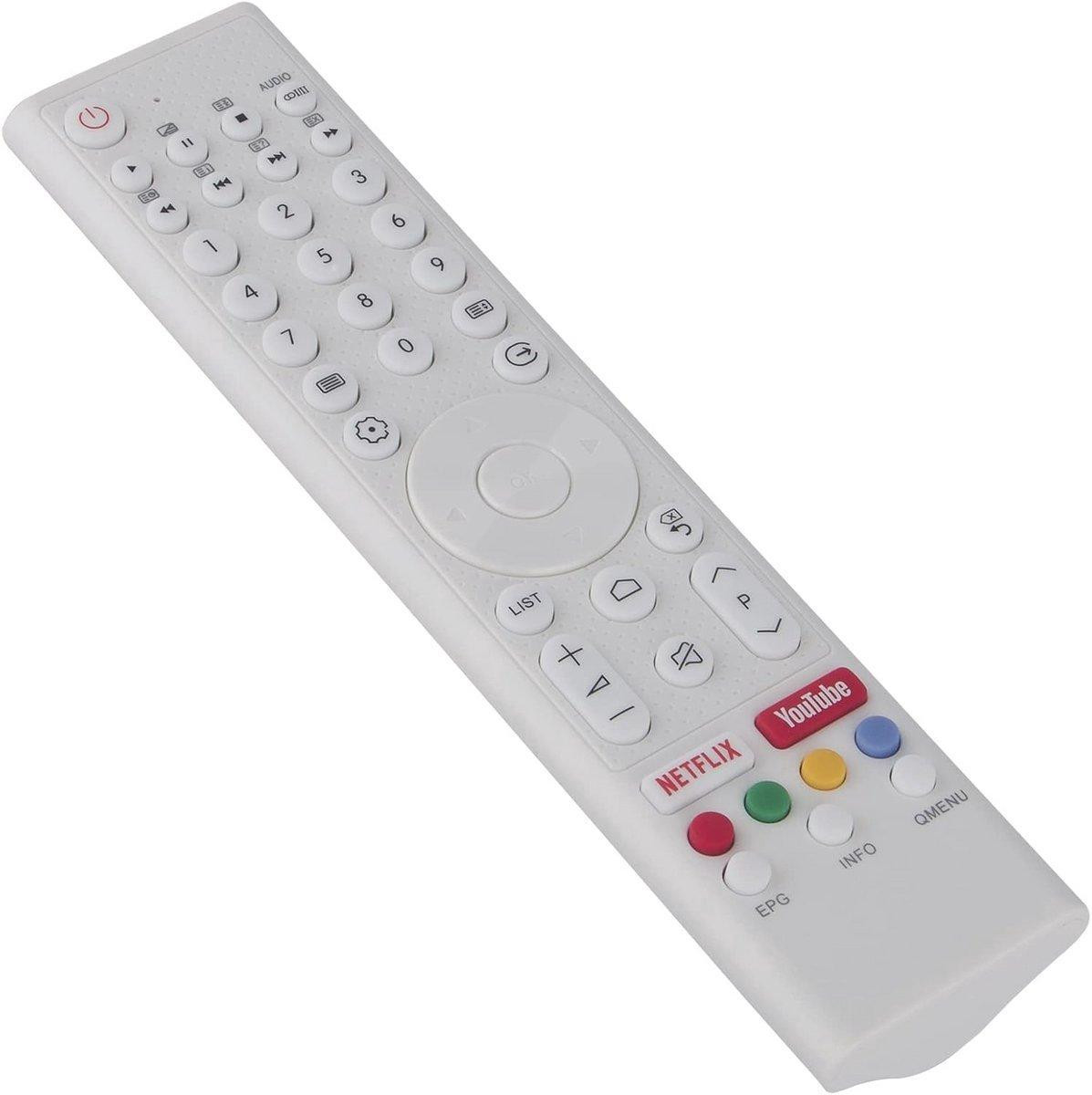 WNHB Afstandsbediening voor CHIQ TV met Netflix en YouTube ondersteuning