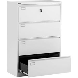 Fromm&Starck Hängeregisterschrank MCAB-10, 2-bahnig, 4 Schübe, grau, zerlegt