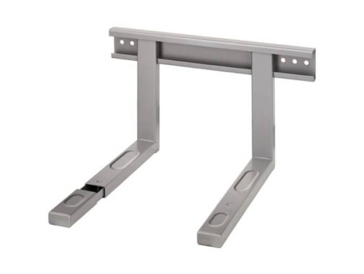 Xavax - Support Mural Micro-Ondes 30kg Argent
