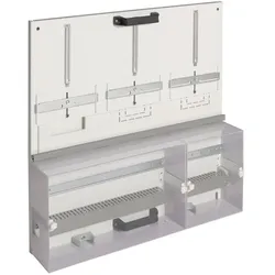 Hager Zählerwechselplatte, Zählertafel Zubehör, Größe 3, 2/3 VNV- und 1/3 Kunden
