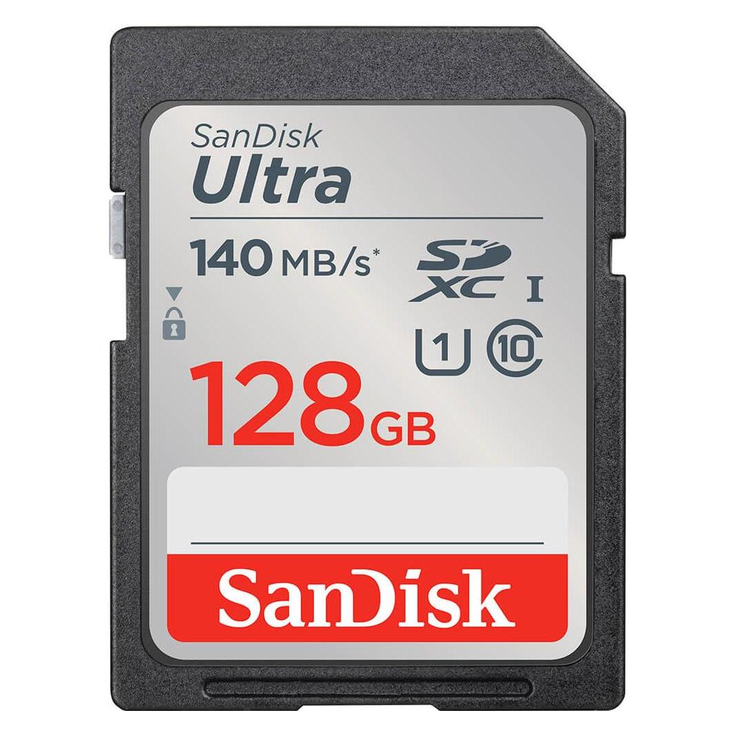 Sandisk Ultra (128 GB, SDXC, U1, UHS-I) (SDSDUNB-128G-GN6IN)