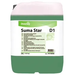Spülmittel Diversey Suma Star D1 Spülmittel 20 L Handgeschirrspülmittel für streifenfreie Oberflächen