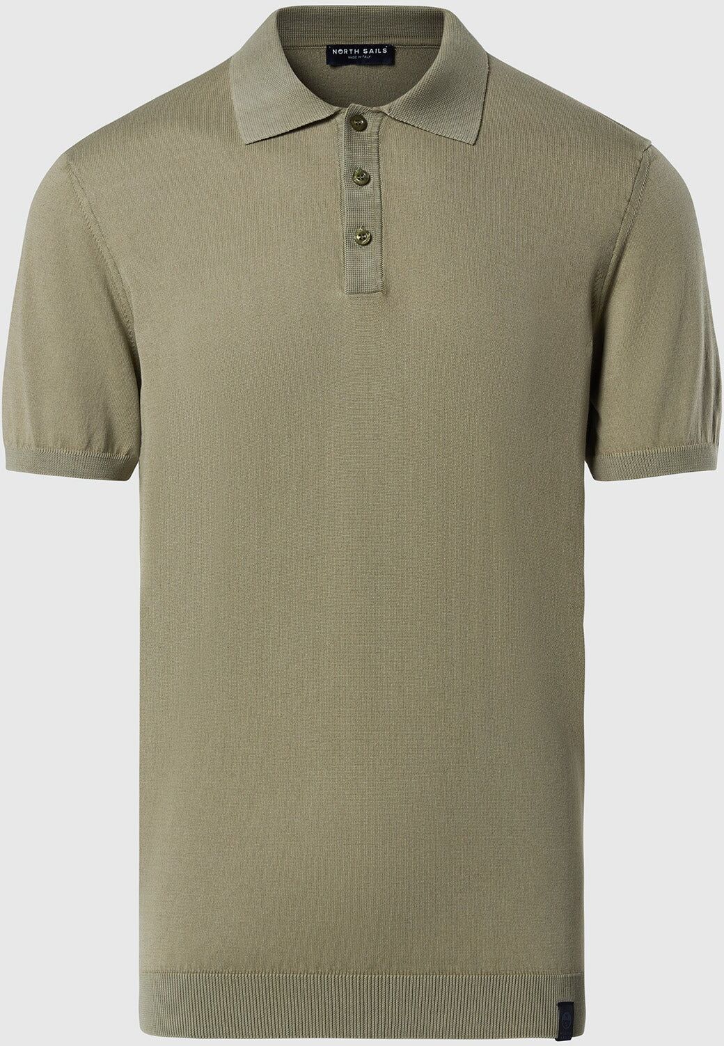 North Sails Polo in cotone lavato Deep green XL