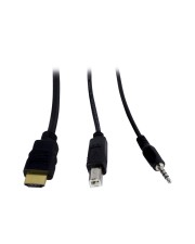 Inter-Tech KVM Switch AS-22HA Metall KVM-Umschalter (88887243)