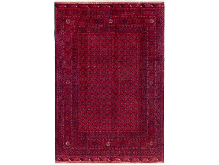 Afghan Mauri Teppich 199x289 Handgeknüpft Orientteppich Wolle
