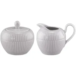 Seltmann Weiden Amina Milch- & Zucker-Set 2-teilig (groß) - Silbergrau