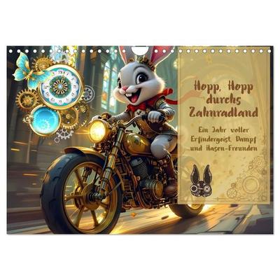 Hopp, Hopp durchs Zahnradland (Wandkalender 2027 DIN A4 quer), CALVENDO Monatskalender