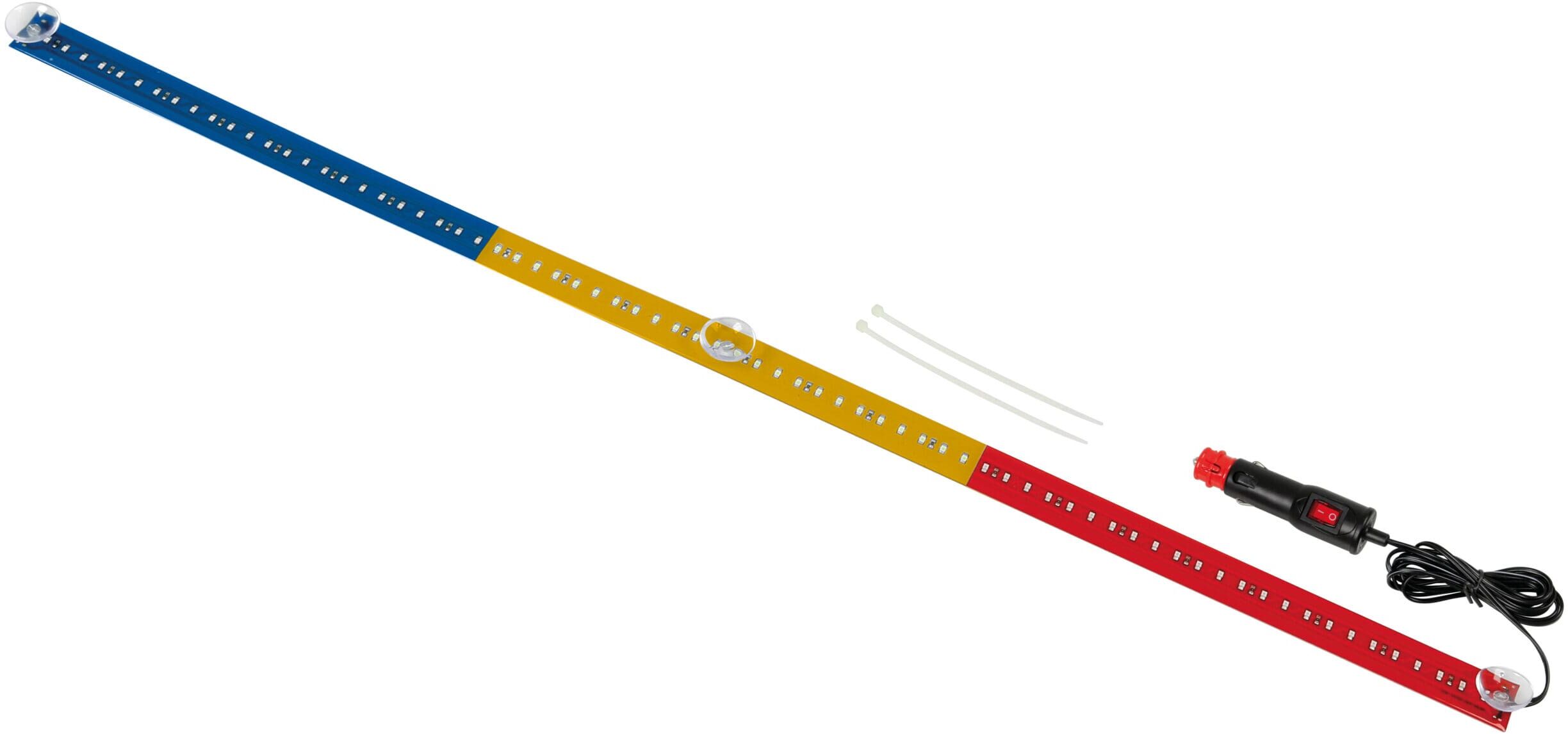 Bandiera luminosa 90 cm, 72 Led, 24V ROMANIA