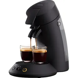 PHILIPS SENSEO® CSA210/22 Original Plus 2-Tassen-Funktion, milder oder starker Kaffee, 0.7L Wassertank, Padmaschine, Klavierlackschwarz