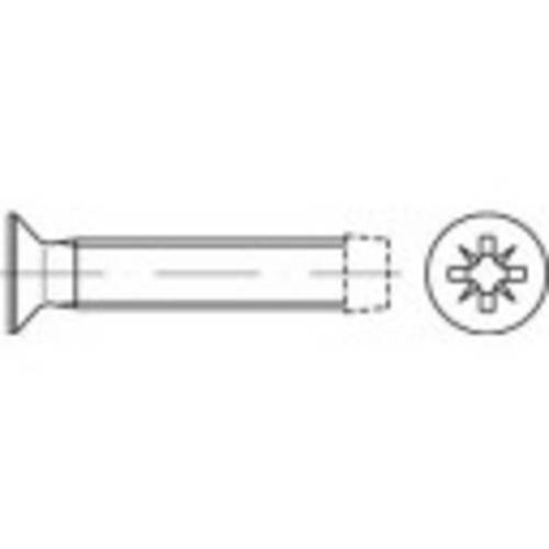 TOOLCRAFT 141153 Gewindefurchende Schrauben M2.5 5mm Kreuzschlitz Pozidriv DIN 7500 Stahl galvanisch verzinkt 1000St.