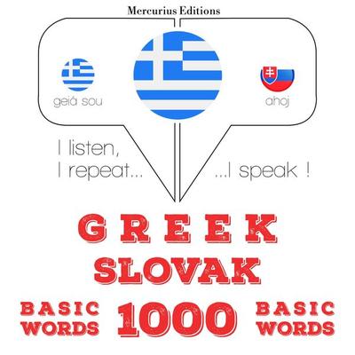 1000 essential words in Slovak - JM Gardner, Audio, 9782821151260