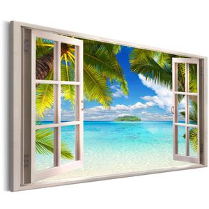 Artgeist Wandbild Meerblick, Leinwand, Querformat, 120 x 80 cm