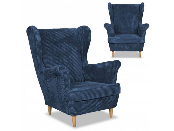 Family Meble Sessel Family Meble Bonito Ohrensessel aus Cord 84x92x104 cm