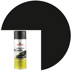 Nigrin Lackspray 74112, 400 ml, schwarz, matt, Rostschutz, Autolack