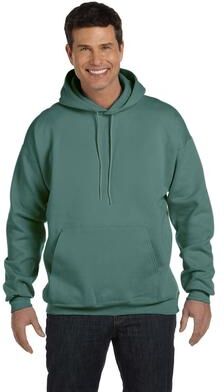 Hanes F170 Ultimate Cotton Hooded Sweatshirt in Cactus size Small