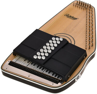 Oscar Schmidt OS120CNE Autoharp Adirondack Natur Hochglanz