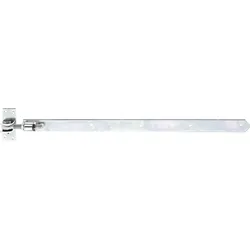 Alberts® Ladenband, gerade, Abschluss abgerundet, verstellbar, galvanisch verzinkt, dickschichtpassiviert,LxB660x40mm,Gewinde M16 318260
