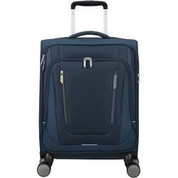 American Tourister Wanderlite Spinner, Koffer, Blau, Gelb