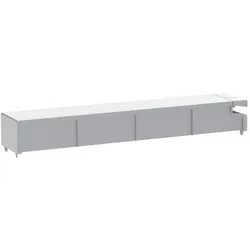 Geberit Spülkastendeckel 243440TA1 Aluminium gebürstet, zu Sanitärmodul Monolith