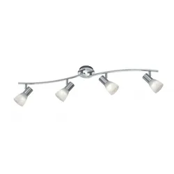 Kunstvoller 24W LED Spot Strahler Küche Nickel matt Licht Lampe TRIO 871010407