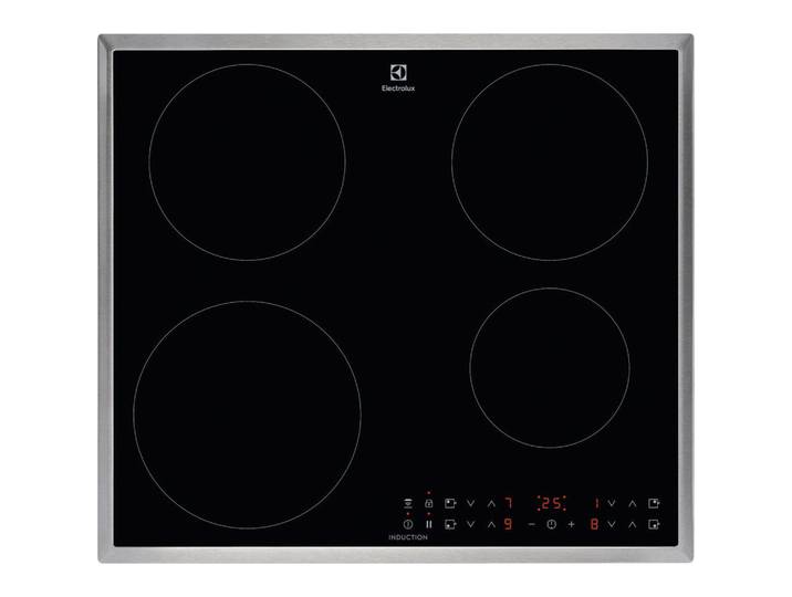 Electrolux Induktionskochfeld, Schwarz, Edelstahlfarben, Metall, Glas, 57.6x4.6x50.6 cm, Kindersicherung, Hauptschalter, Restwärmeanzeige je Kochzone, Topferkennung, Pausenfunktion, Timerfunktion, Küchen, Küchenelektrogeräte, Kochfelder, Induktionskochfelder