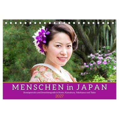 Menschen in Japan (Tischkalender 2027 DIN A5 quer), CALVENDO Monatskalender