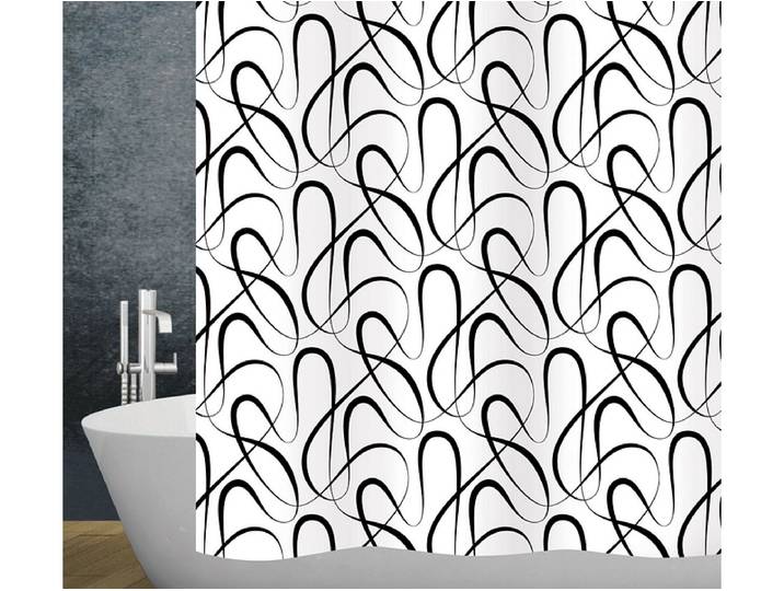 DIAQUA Duschvorhang SWING weiss