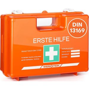 WERKSTEIN Erste-Hilfe-Koffer, Füllung nach DIN 13169