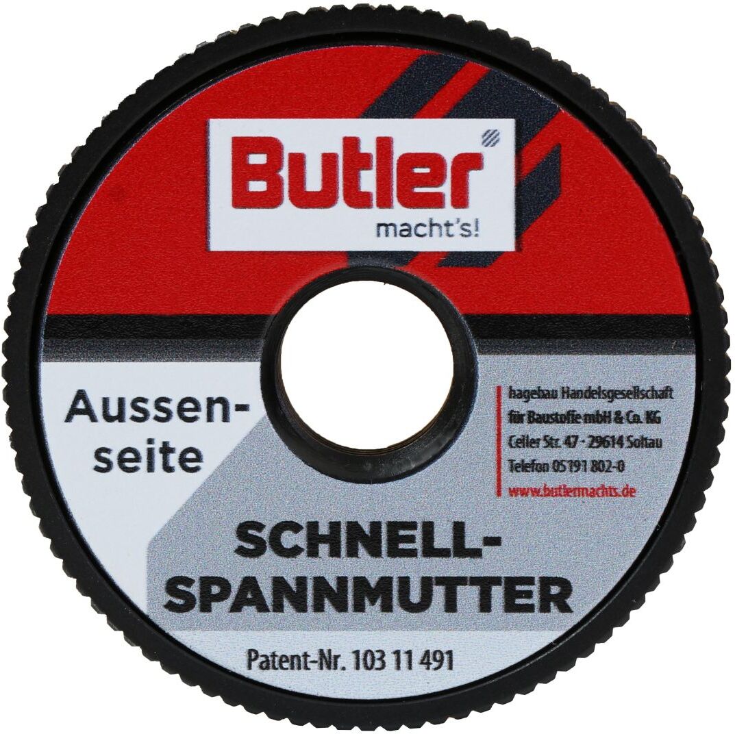 Diewe Butler macht's! Nokey Schnellspannmutter, Aufnahme M14