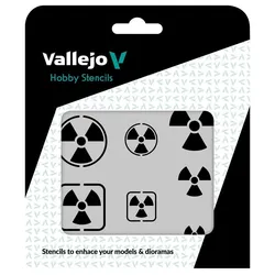 Vallejo Radioactivity Signs Stencil