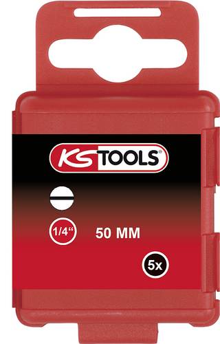 KS Tools 911.2765 Schlitz-Bit Antrieb: 1/4" (6.3 mm) Abtrieb: Schlitz 6.5mm