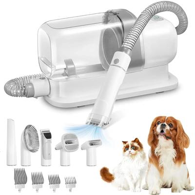 Uplift Picks Dog Grooming Vacuum Pet Grooming Kit With 2.3L Hair Dust Cup Dog Brush Vacuum white us
