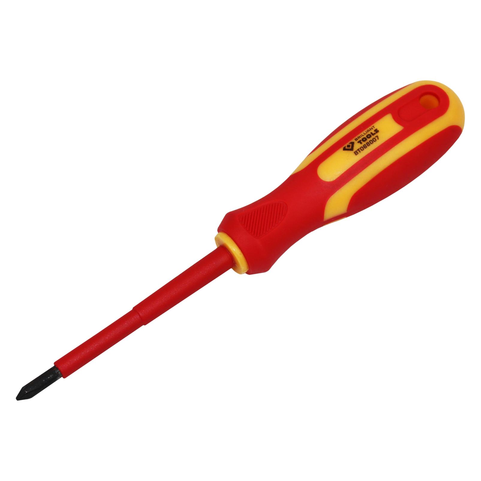 Brilliant Tools VDE Schraubendreher PH Phillips PH1 x 80 mm (BT068007)