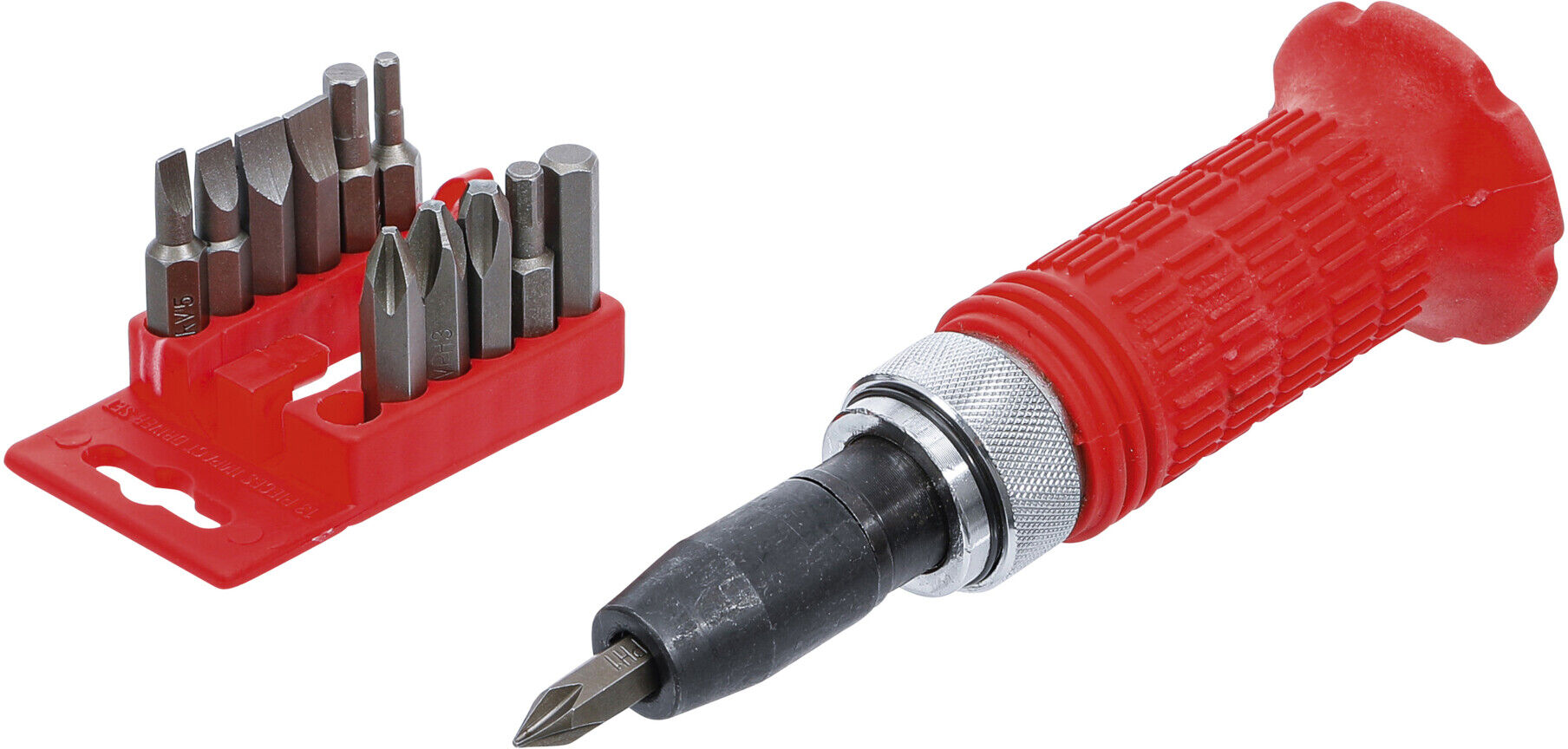 BGS Do it yourself Hand-Schlagschrauber-Satz inkl. Bits Abtrieb Innensechskant 12,5 mm (712)