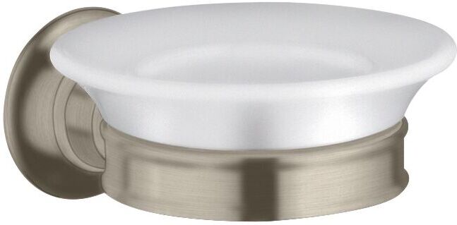 Hansgrohe Seifenschale Axor Montreux 42033820 Keramik, Halter Metall, brushed nickel