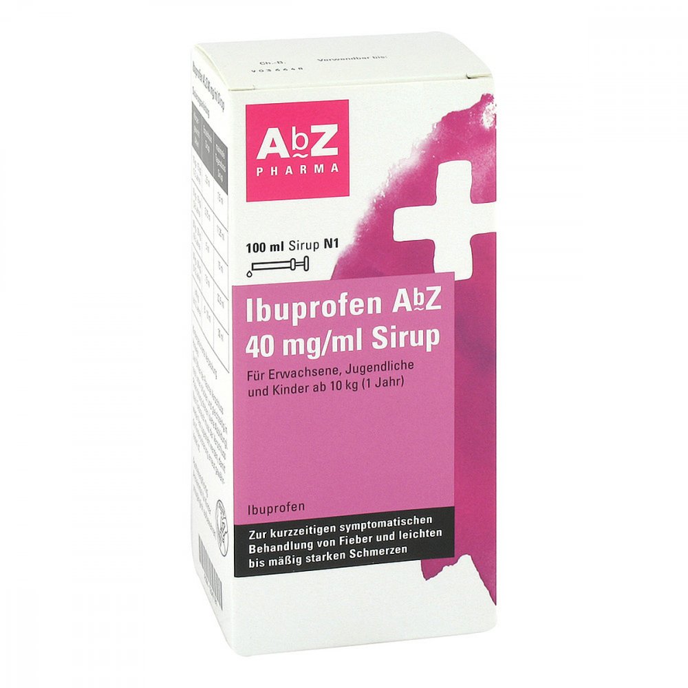 AbZ Pharma GmbH Ibuprofen AbZ 40 mg/ml Sirup 12547181