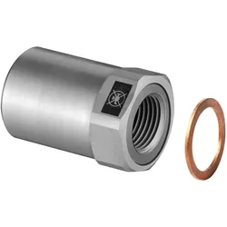 Viega, Rohrverbindungstechnik, Megapress S-Einsteckstück, DN 25, Rp 1/2 Kupfer, Stahl unlegiert, Zink-Nickel-Beschichtung Modell