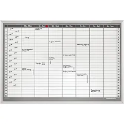 Magnetoplan, Präsentationstafel, Wochenplaner (90 x 60 cm)