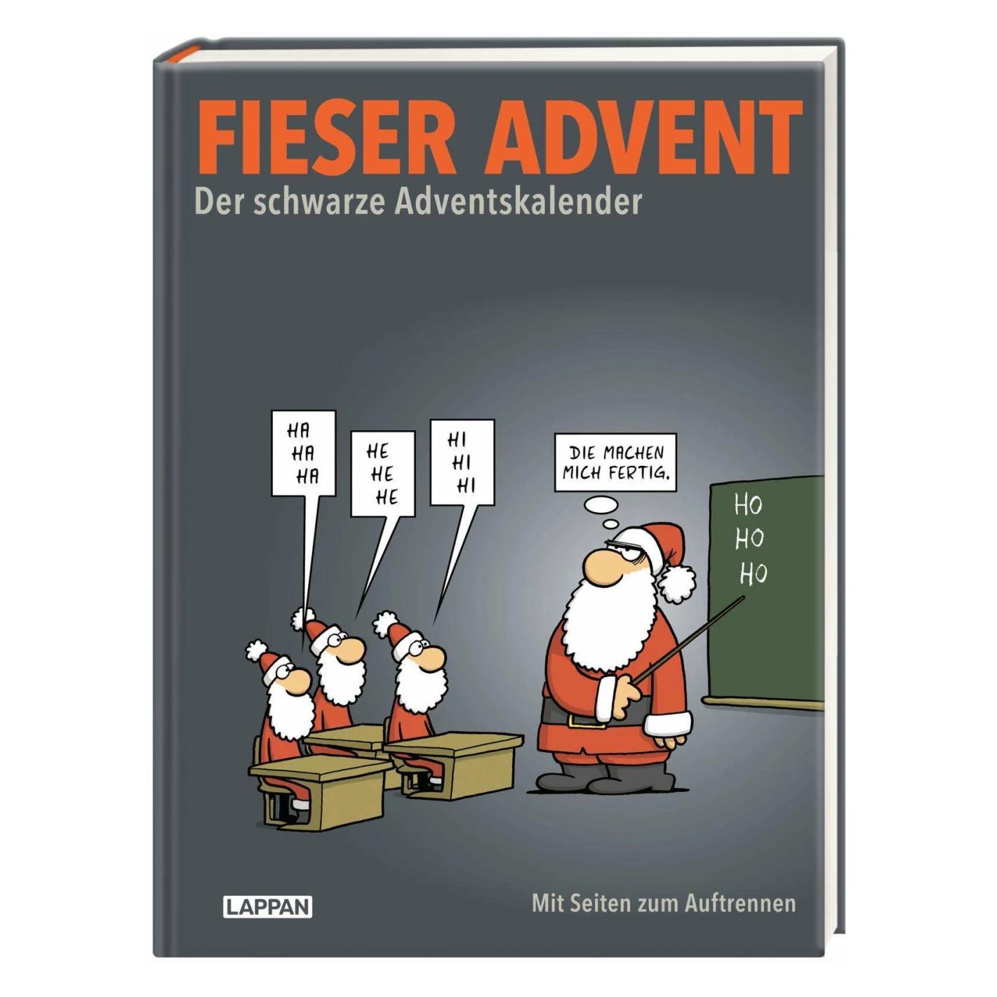 Carlsen Der schwarze Adventskalender (24 Türchen) (23056776)