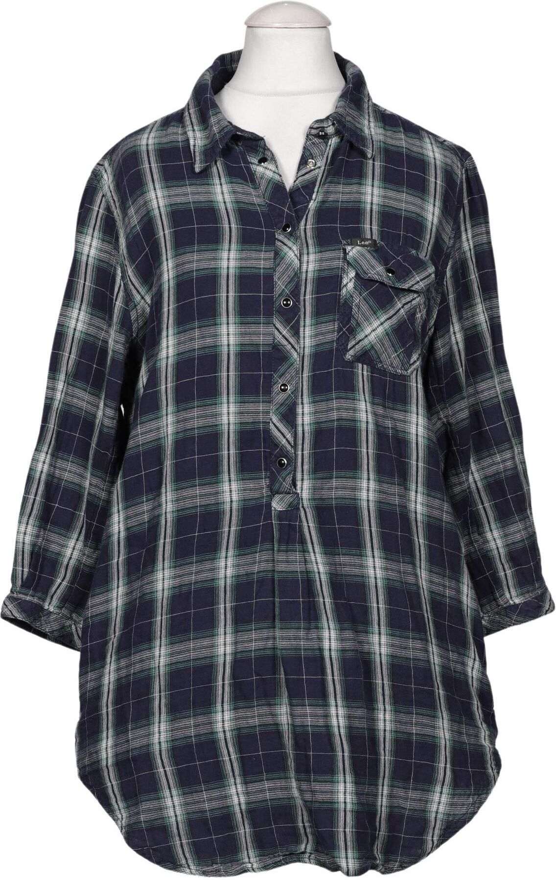 Lee Damen Bluse, Mehrfarbig, Gr. S, Baumwolle - Second Hand