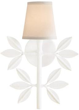 Dorothy Wall Sconce with Shade - Tall Off White - Ballard Designs