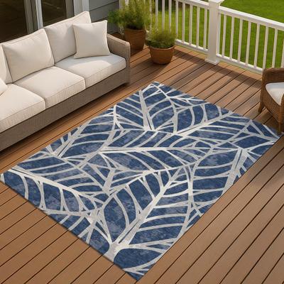 Addison Rugs Machine Washable Indoor/ Outdoor Modern Palms Chantille Rug