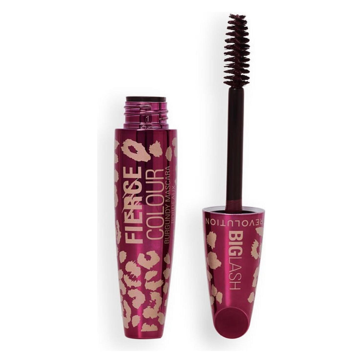 Makeup Revolution Big Lash Fierce, Volume, Mascara, Burgundy, 9 g For Women (Burgundy) (71395528)