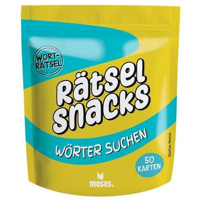 Rätsel Snacks Wörter suchen, Gebundene Ausgabe von Presse Service Stefan Heine, Moses verlag, 978-3-96455-379-9