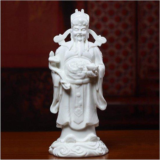 Boeddha Statuut God van Fortuin Huisdecoratie Goud Hoogte: 28 cm