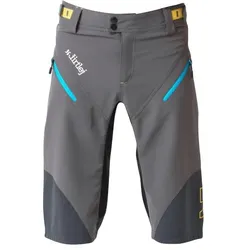 DIRTLEJ Bike Shorts Trailscout half & half grau / türkis