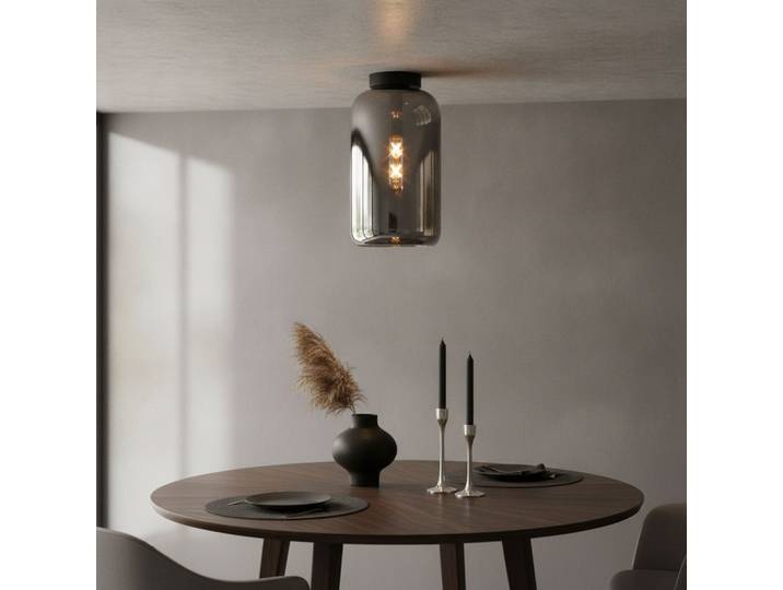 Smoke glazen plafondlamp Botany Artdelight - PL BOTANY